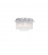 Grane 6 Light Ceiling Light Chrome Metal Glass K9 Crystal LED G9-1