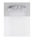 Grane 6 Light Ceiling Light Chrome Metal Glass K9 Crystal LED G9-3