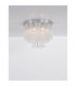 Grane 6 Light Ceiling Light Chrome Metal Glass K9 Crystal LED G9-3