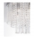 Grane 6 Light Ceiling Light Chrome Metal Glass K9 Crystal LED G9-6