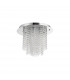 Fontana 5 Light Ceiling Light Chrome Metal K9 Crystal G9-1