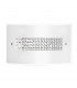 Thelta 2 Light Wall Lamp Chrome Aluminium White Glass Crystal LED E27-1