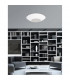 Era 3 Light Decorative Flush Ceiling Light White Glass Crystal Chrome Metal LED E27-2