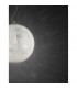 Frozen 20cm Globe Pendant Ceiling Light Clear Glass Inside Chrome Aluminium LED E27-2