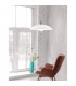 Vicino Dome Pendant Ceiling Light White Glossy Glass Chrome Metal LED E27-2