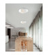 Quale 3 Light Decorative Flush Ceiling Light White Glass Crystal LED E27att-2