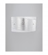 Grane 2 Light Flush Wall Lamp White Gold Crackle GlassLED E27 IP20-3
