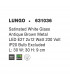 Lungo 2 Light Decorative Flush Ceiling Light Satinated White Glass Antique Brown Metal LED E27-3