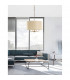 Elizabeth 4 Light Cylindrical Pendant Ceiling Light Antique Bronze Metal Sand Shade LED E14-2