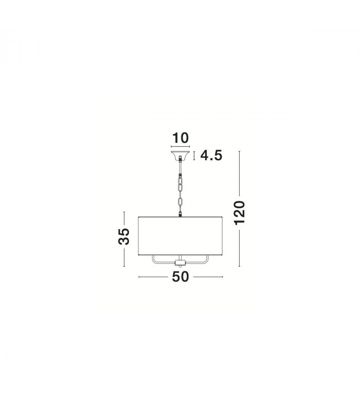 Elizabeth 4 Light Cylindrical Pendant Ceiling Light Antique Bronze Metal Sand Shade LED E14-3