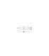 Anco 40cm Flush Ceiling Light Satinated White Glass Chrome Metal LED E27-3