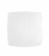 Quale 50cm Flush Ceiling Light Satinated White Glass Chrome Metal LED E27-1