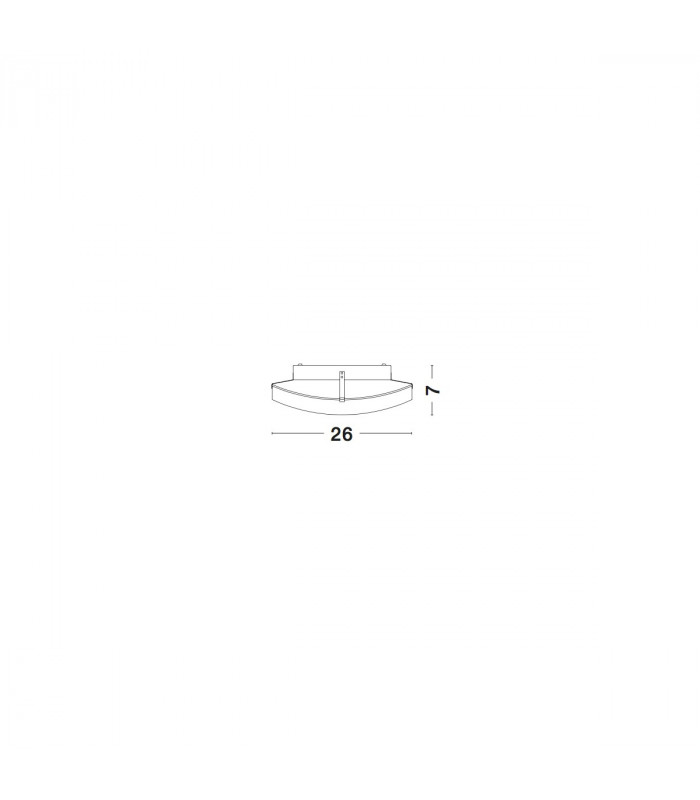 Quale 26cm Flush Ceiling Light Satinated White Glass Chrome Metal LED E27-3