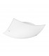 Quale 30cm Flush Ceiling Light Satinated White Glass Chrome Metal LED E27-2
