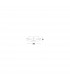 Quale 30cm Flush Ceiling Light Satinated White Glass Chrome Metal LED E27-3