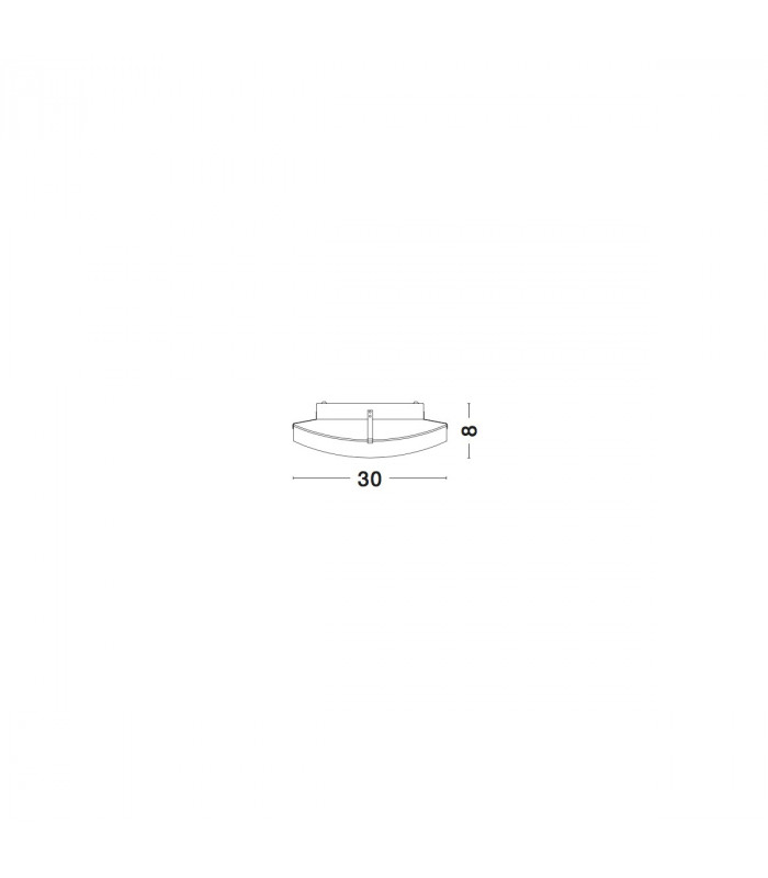 Quale 30cm Flush Ceiling Light Satinated White Glass Chrome Metal LED E27-3