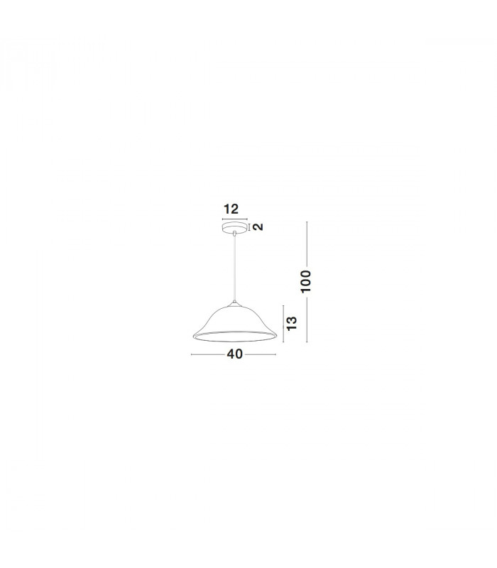 Vinca 40cm Dome Pendant Ceiling Light Chrome Metal Alabaster Glass LED E27-3