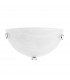 Giorno Flush Wall Uplighter Alabaster Glass Chrome Metal LED E27-1