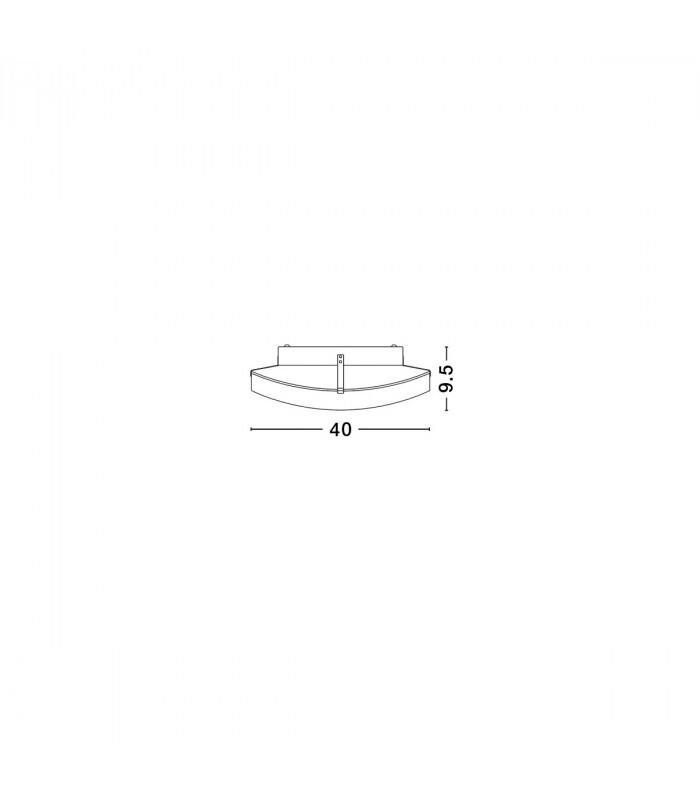 Giorno 40cm Flush Ceiling Light Alabaster Glass Chrome Metal LED E27-2