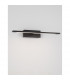 Mondrian Bathroom Over Mirror Light Sandy Black Aluminium LED 12W 913Lm 3000K IP44-3