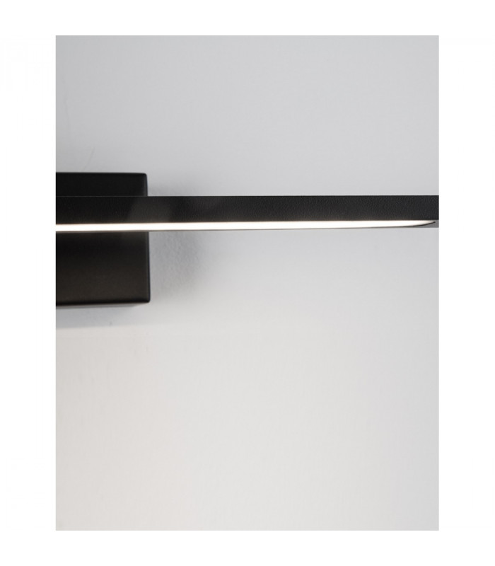 Mondrian Bathroom Over Mirror Light Sandy Black Aluminium LED 12W 913Lm 3000K IP44-7