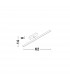Mondrian Bathroom Over Mirror Light Sandy White Aluminium LED 20W 1615Lm 3000K IP44-4