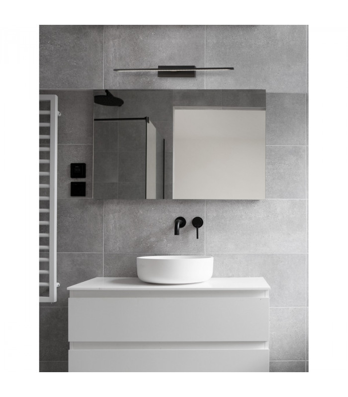 Mondrian Bathroom Over Mirror Light Sandy Black Aluminium LED 20W 1615Lm 3000K IP44-2