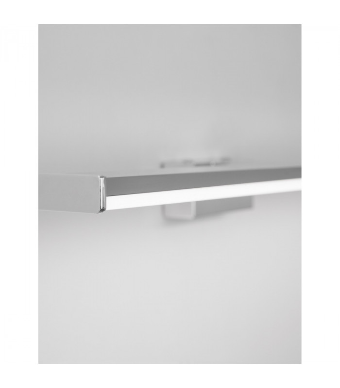 Gropius Bathroom Over Mirror Light Chrome Aluminium LED 8W 640Lm 3000K IP44-4