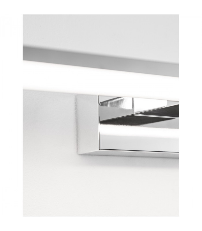 Gropius Bathroom Over Mirror Light Chrome Aluminium LED 8W 640Lm 3000K IP44-5