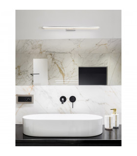 Gropius 60cm Bathroom Over Mirror Light Chrome Aluminium LED 12W 960Lm 3000K IP44-2