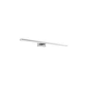Gropius 60cm Bathroom Over Mirror Light Silver Chrome Aluminium LED 12W 960Lm 3000K IP44-1