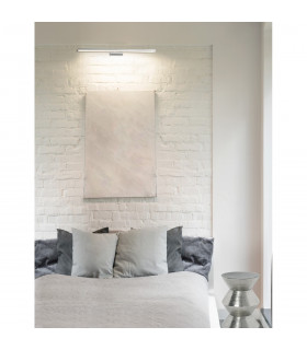 Gropius 60cm Bathroom Over Mirror Light Silver Chrome Aluminium LED 12W 960Lm 3000K IP44-2