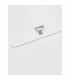 Gropius 60cm Bathroom Over Mirror Light Silver Chrome Aluminium LED 12W 960Lm 3000K IP44-3