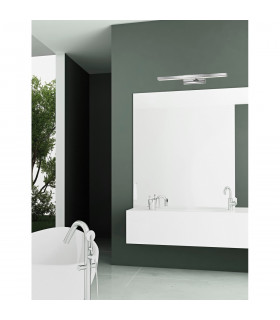 Modena 46cm Bathroom Over Mirror Light Chrome Aluminium LED 12W 874Lm 3000K IP44-2