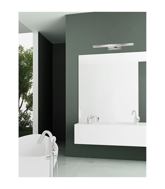 Modena 46cm Bathroom Over Mirror Light Chrome Aluminium LED 12W 874Lm 3000K IP44-2