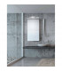 Modena 49cm Bathroom Over Mirror Light Chrome Aluminium LED 12W 874Lm 3000K IP44-2