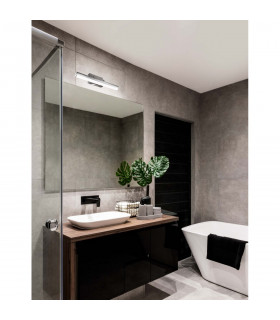 Vanese 49cm Bathroom Over Mirror Light Chrome Aluminium LED 12W 1174Lm 3000K IP44-2