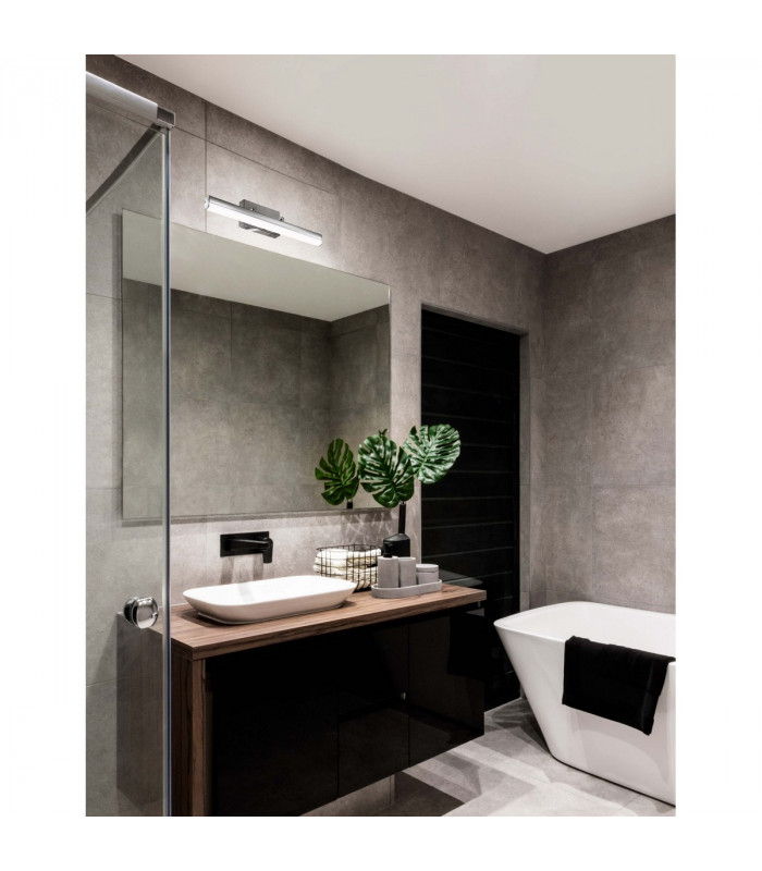 Vanese 49cm Bathroom Over Mirror Light Chrome Aluminium LED 12W 1174Lm 3000K IP44-2