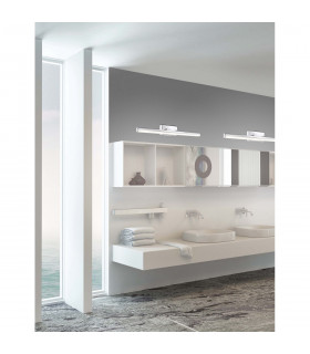 Vanese 63cm Bathroom Over Mirror Light Chrome Aluminium LED 18W 1922Lm 3000K IP44-2