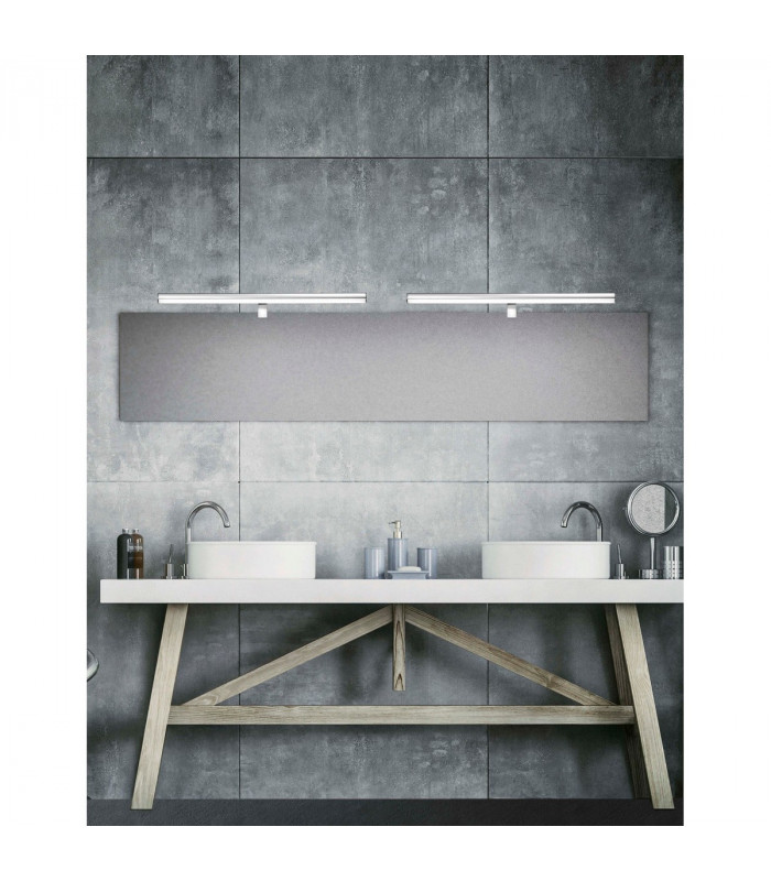 Vanese 63cm Bathroom Over Mirror Light Chrome Aluminium LED 18W 1922Lm 3000K IP44-2