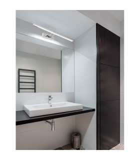 Rosa Bathroom Over Mirror Light Chrome Aluminium LED 8W 310Lm 4000K IP44-2