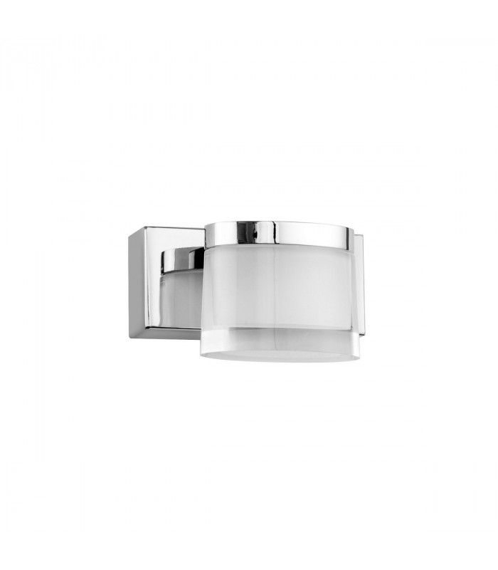 Sabia Single Light Bathroom Wall Lamp Chrome Aluminium LED 5W 513Lm 3000K IP44-1