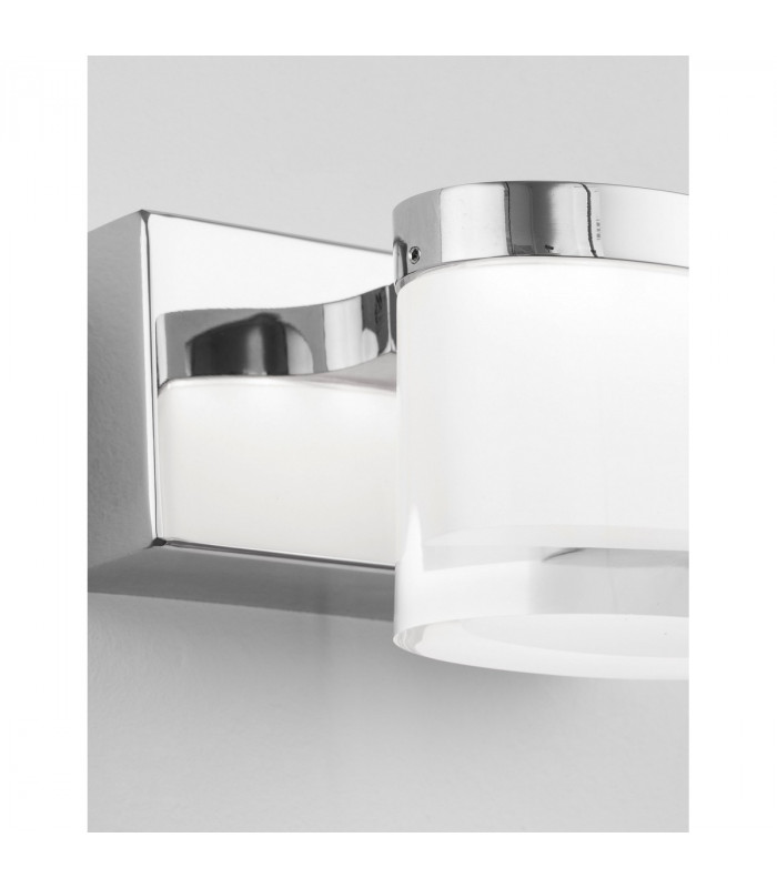 Sabia Single Light Bathroom Wall Lamp Chrome Aluminium LED 5W 513Lm 3000K IP44-3