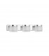 Sabia 3 light Bathroom Wall Lamp Chrome Aluminium LED 15W 1620Lm 3000K IP44-1