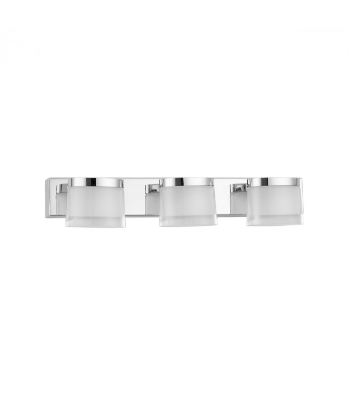 Sabia 3 light Bathroom Wall Lamp Chrome Aluminium LED 15W 1620Lm 3000K IP44-1