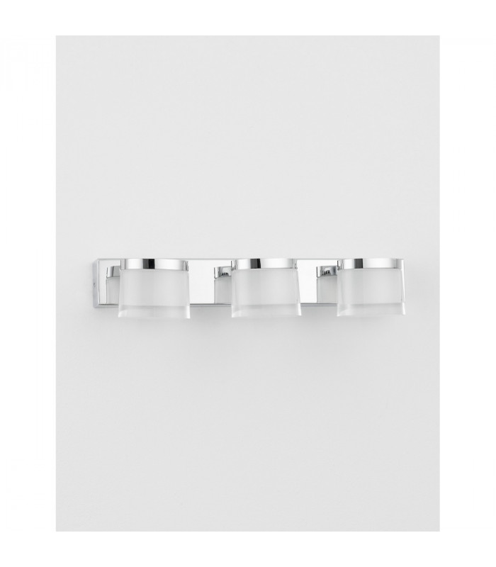 Sabia 3 light Bathroom Wall Lamp Chrome Aluminium LED 15W 1620Lm 3000K IP44-3