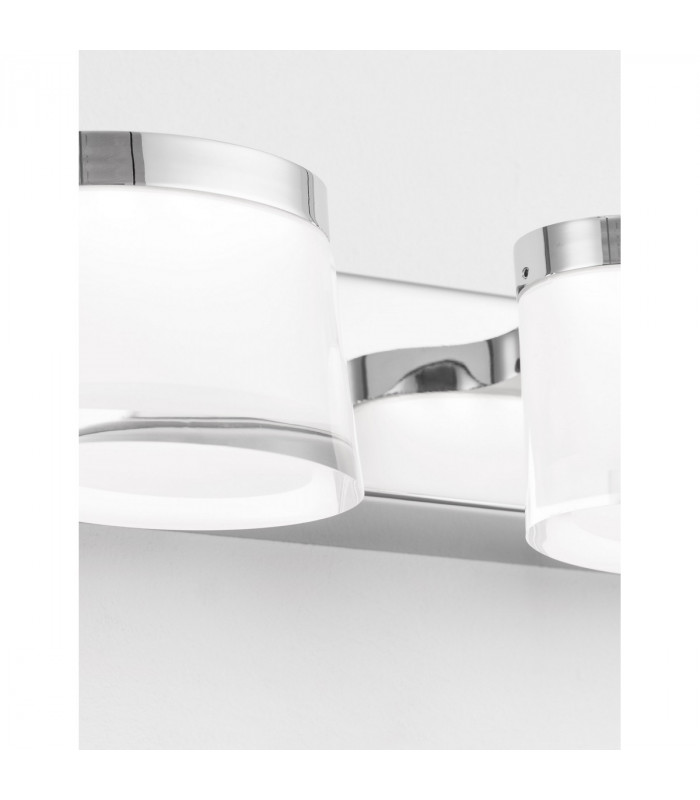 Sabia 3 light Bathroom Wall Lamp Chrome Aluminium LED 15W 1620Lm 3000K IP44-4