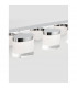 Sabia 4 Light Bathroom Wall Lamp Chrome Aluminium LED 20W 1906Lm 3000K IP44-3