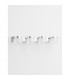 Sabia 4 Light Bathroom Wall Lamp Chrome Aluminium LED 20W 1906Lm 3000K IP44-4