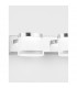 Sabia 4 Light Bathroom Wall Lamp Chrome Aluminium LED 20W 1906Lm 3000K IP44-7